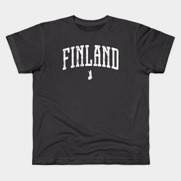 Finland Icon Vintage Kids T-Shirt by Vicinity